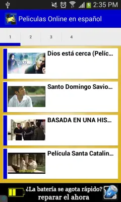 Peliculas Online en español android App screenshot 2